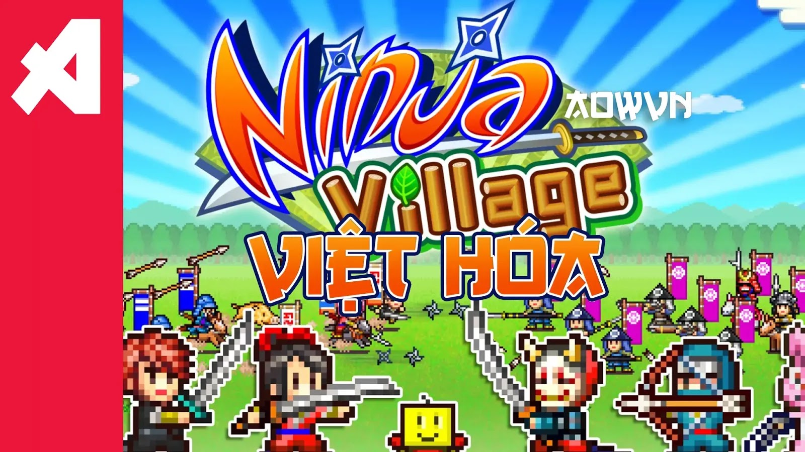  Game Ninja Village Việt Hóa cho Android | Quản lý làng Lá từ Kairosoft